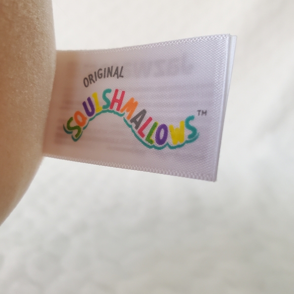 Shasta Squishmallows 5 Inch BNWT Light Orange Bigfoot with Flower Pin - Picture 4 of 7